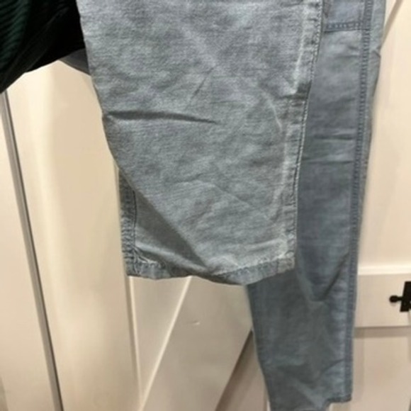 Banana Republic Womens Pants XS NWT $89.50 Blue Linen Tapered Relaxed Pull On - Picture 4 of 10